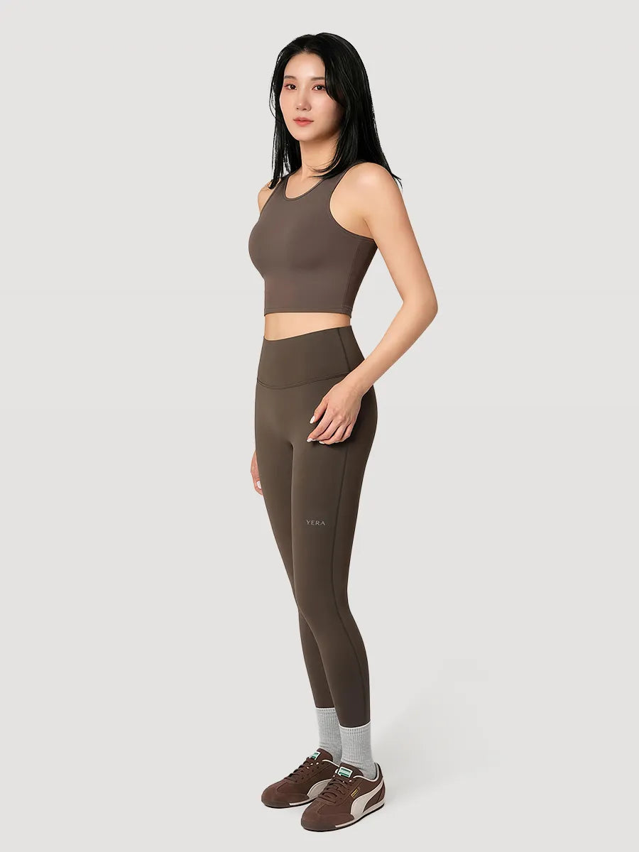 YERA シグネチャー レギンス・トープブラウン